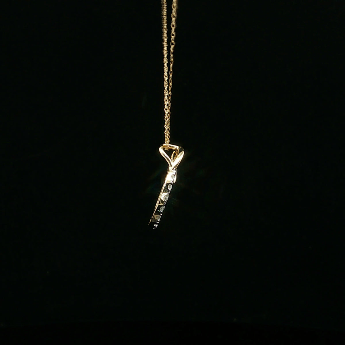 0.33ctw G/I1 Double Loop - 14KY - Natural Diamond - 64143