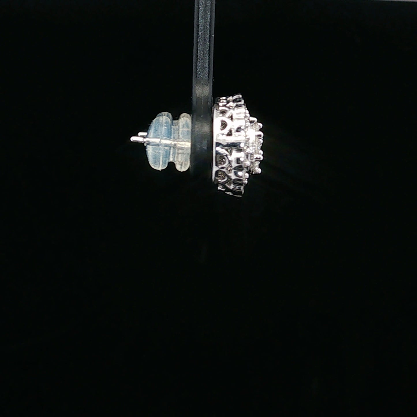 1.00ctw G/SI2 Flower Halo - 14KW - Natural Diamond - 64155-3