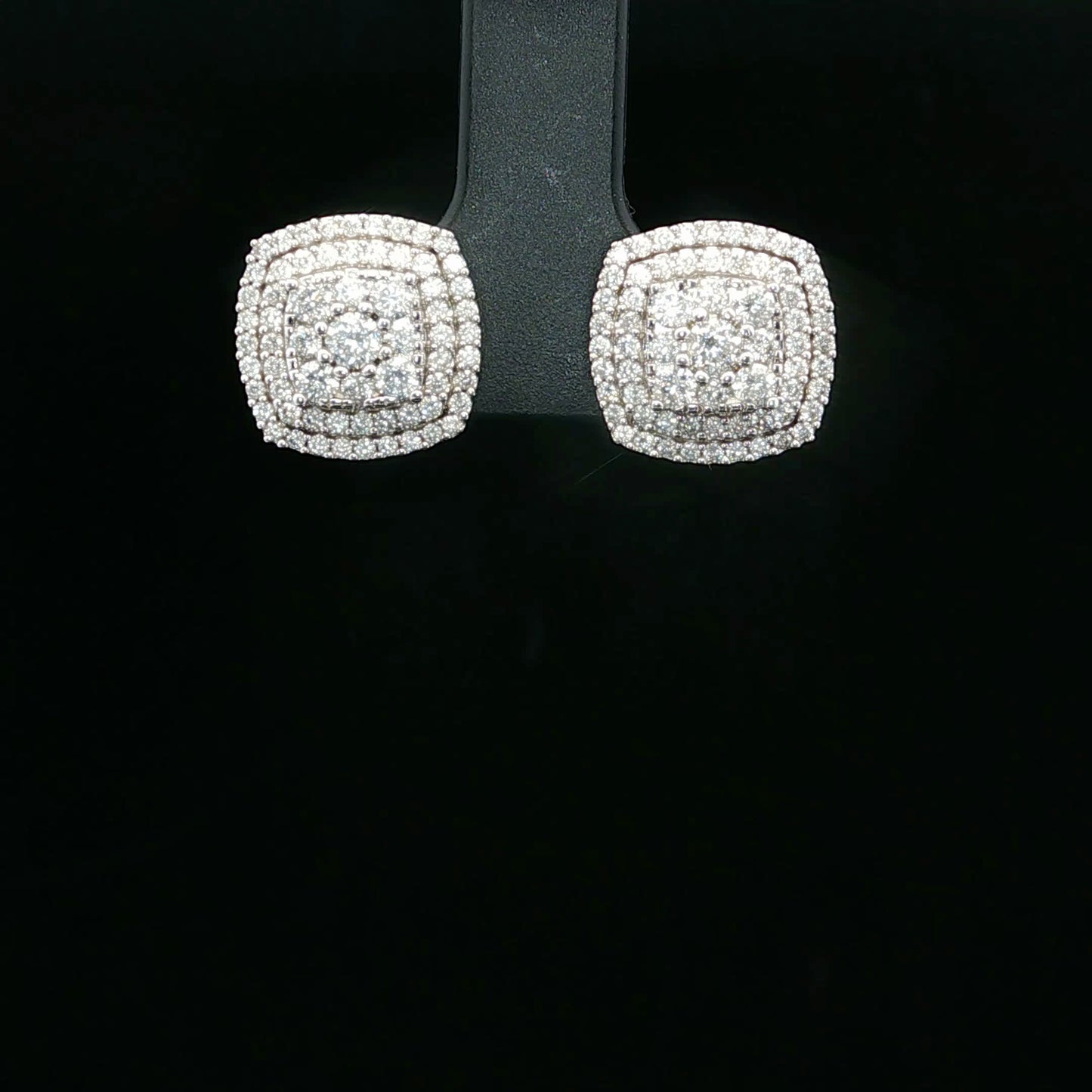 1.00ctw G/SI2 Cluster Double Halo - 10KW - Natural Diamond - 64157