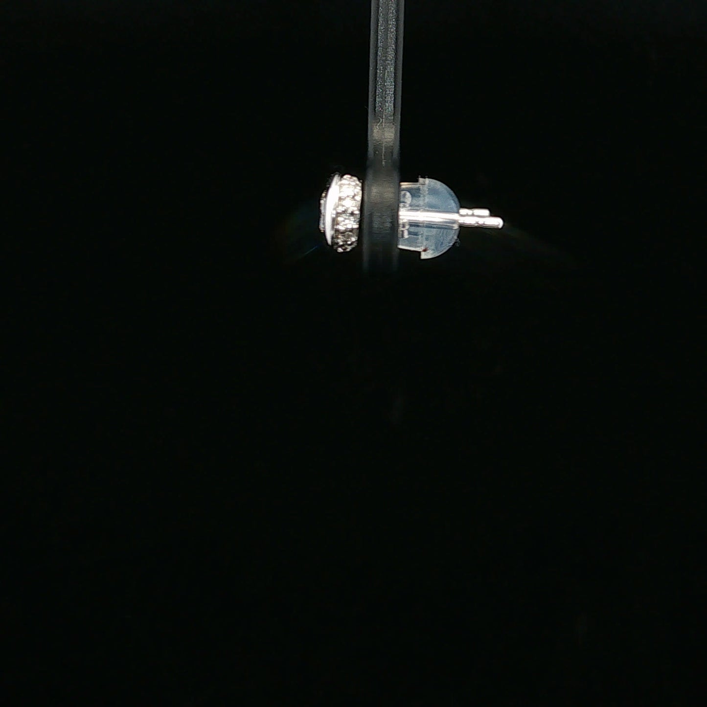 0.50ctw 0.40ct F/SI2 Hidden Halo Studs - 10KW - Natural Diamond - 64158-3