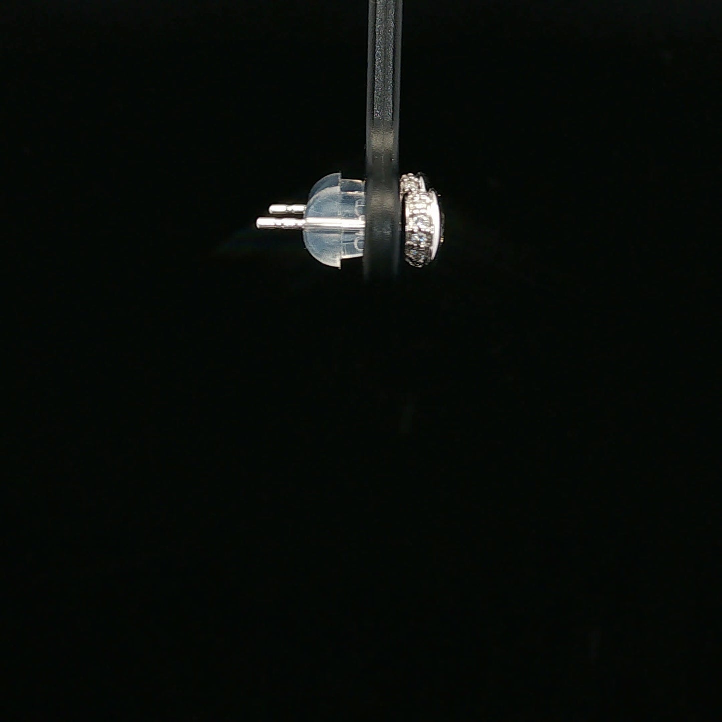 0.50ctw 0.40ct F/SI2 Hidden Halo Studs - 10KW - Natural Diamond - 64158-3