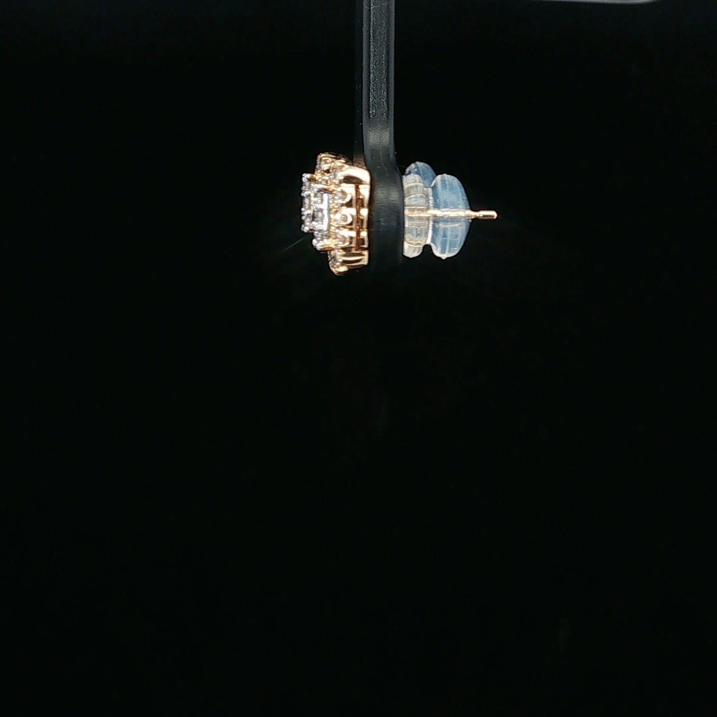 0.45ctw G/SI2 Square Cluster Halo - 14KY - Natural Diamond - 64160