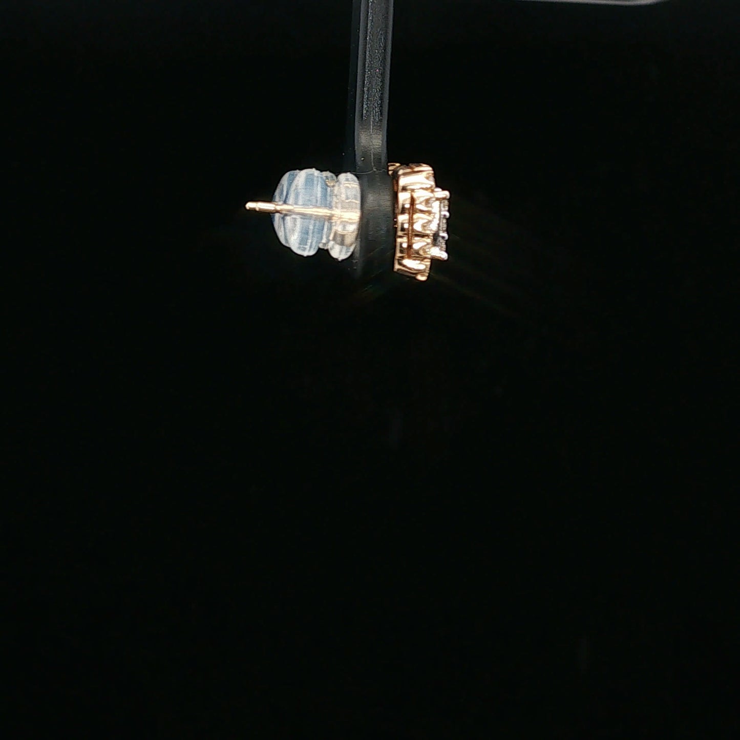 0.45ctw G/SI2 Square Cluster Halo - 14KY - Natural Diamond - 64160