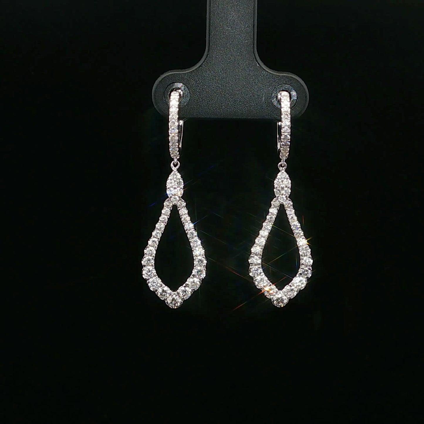 0.875ctw F/SI1 Kite Drop - 14KW - Natural Diamond - 64166