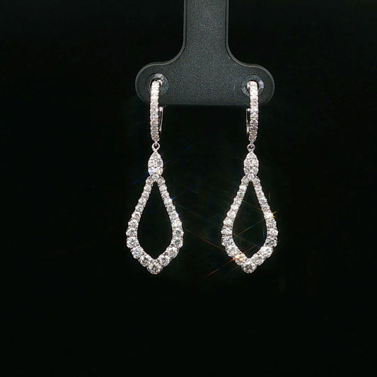 0.875ctw F/SI1 Kite Drop - 14KW - Natural Diamond - 64166