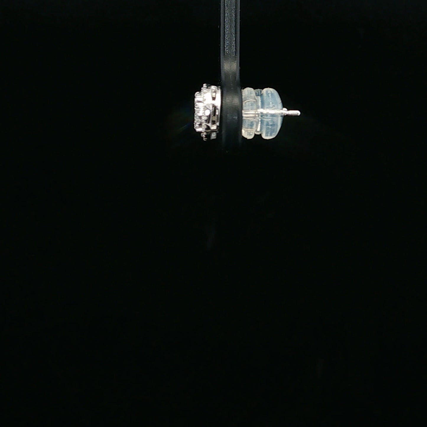 0.25ctw G/SI1 Emerald Double Halo - 10KW - Natural Diamond - 64167