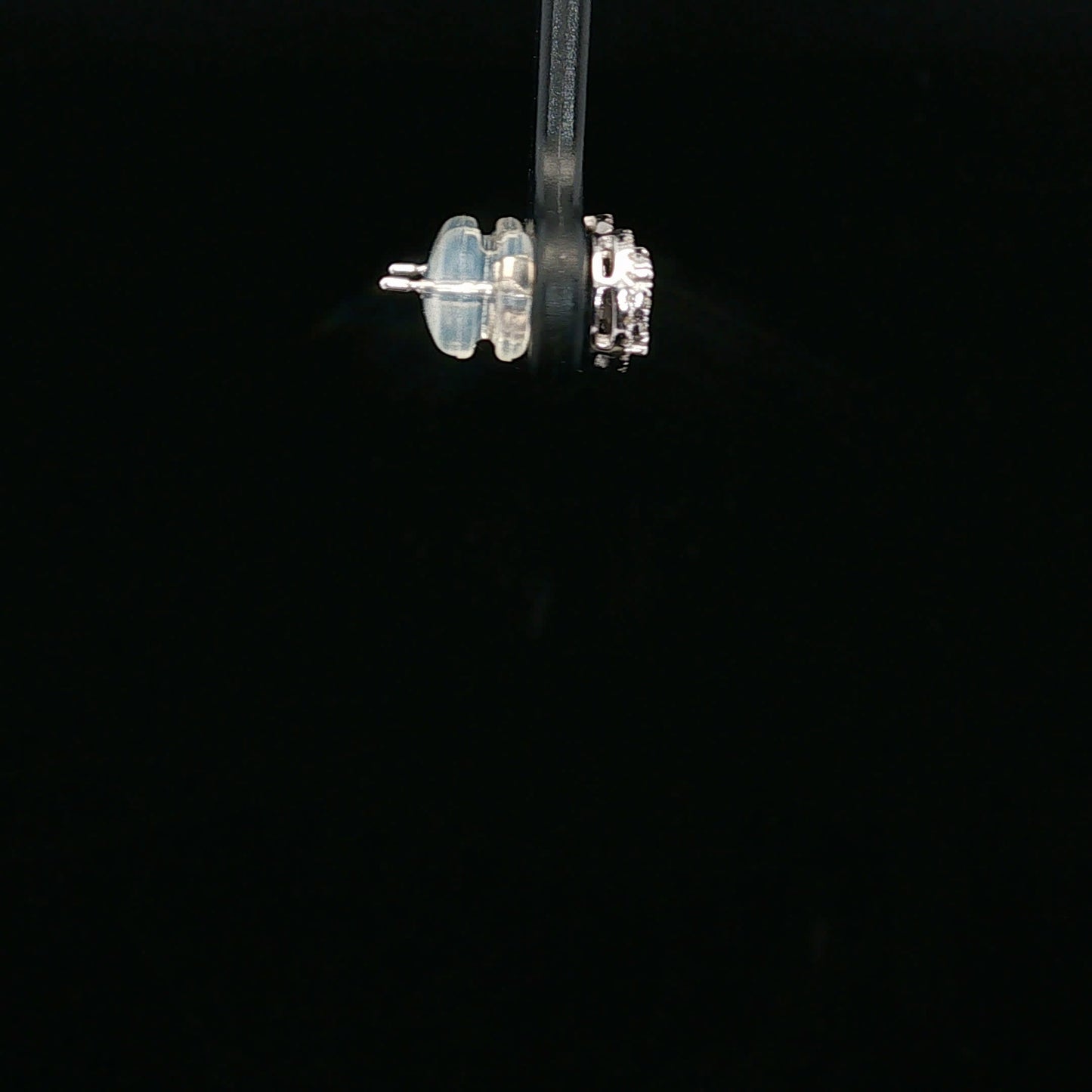 0.25ctw G/SI1 Emerald Double Halo - 10KW - Natural Diamond - 64167
