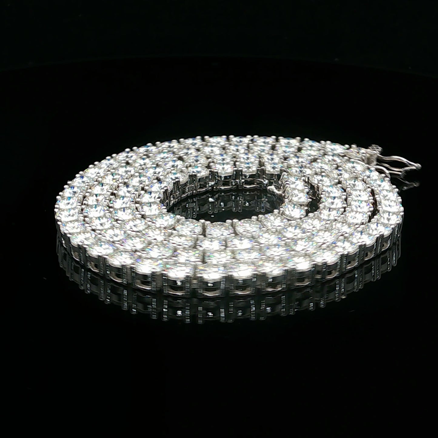 33.3ctw D/VVS2 45cm 4mm - 925S - Moissanite - 64261-2
