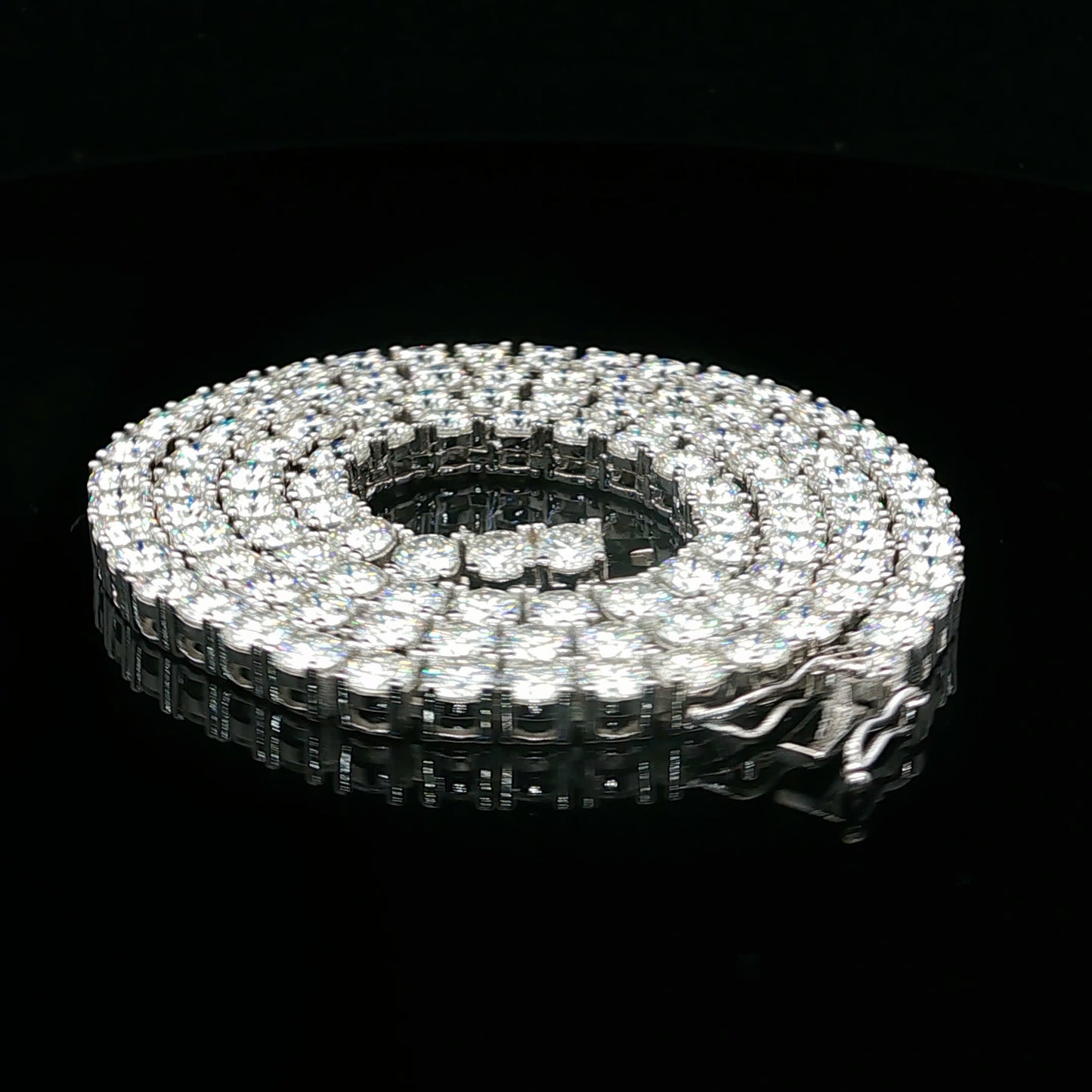 33.3ctw D/VVS2 45cm 4mm - 925S - Moissanite - 64261-1