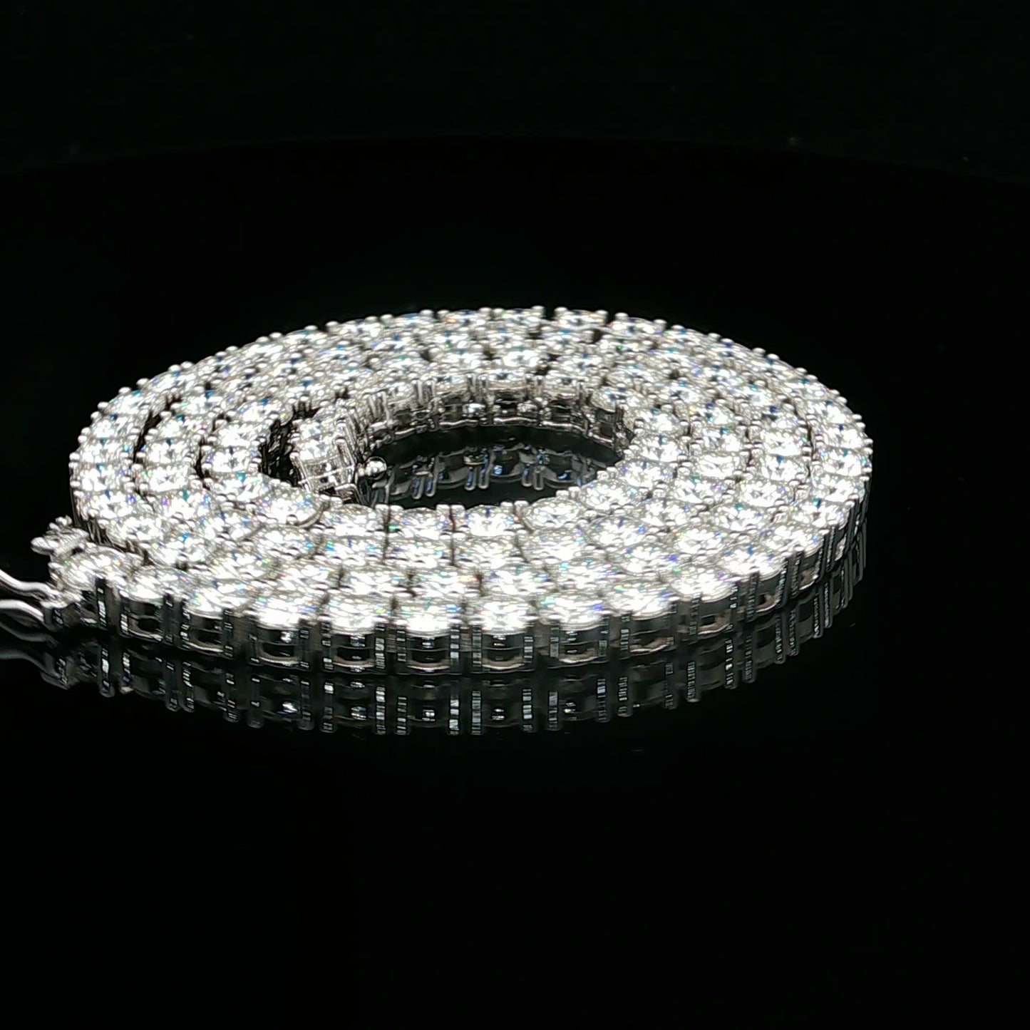 33.3ctw D/VVS2 45cm 4mm - 925S - Moissanite - 64261-1