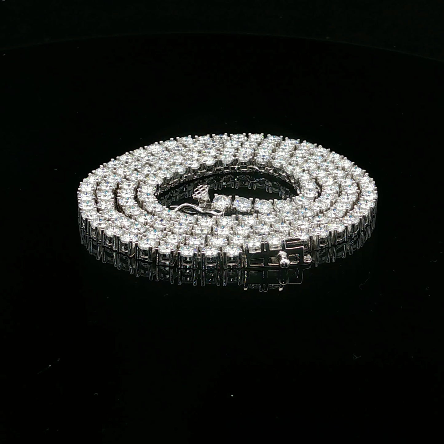 14.7ctw D/VVS2 45cm 3mm - 925S - Moissanite - 64263