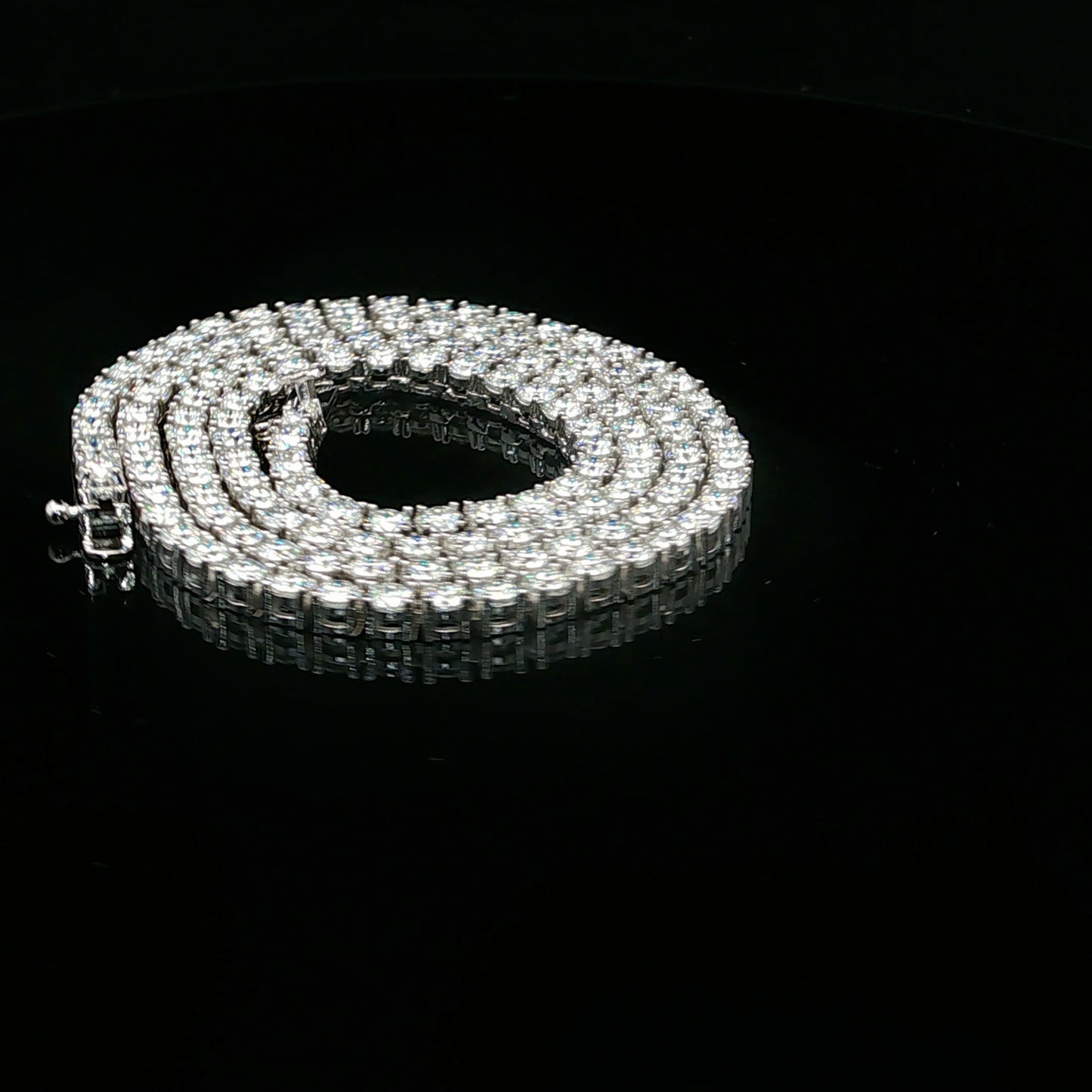 14.7ctw D/VVS2 45cm 3mm - 925S - Moissanite - 64263