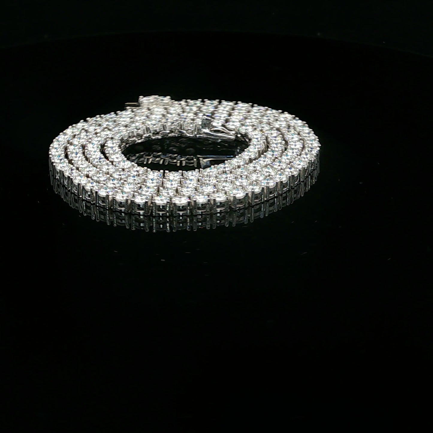 14.7ctw D/VVS2 45cm 3mm - 925S - Moissanite - 64263