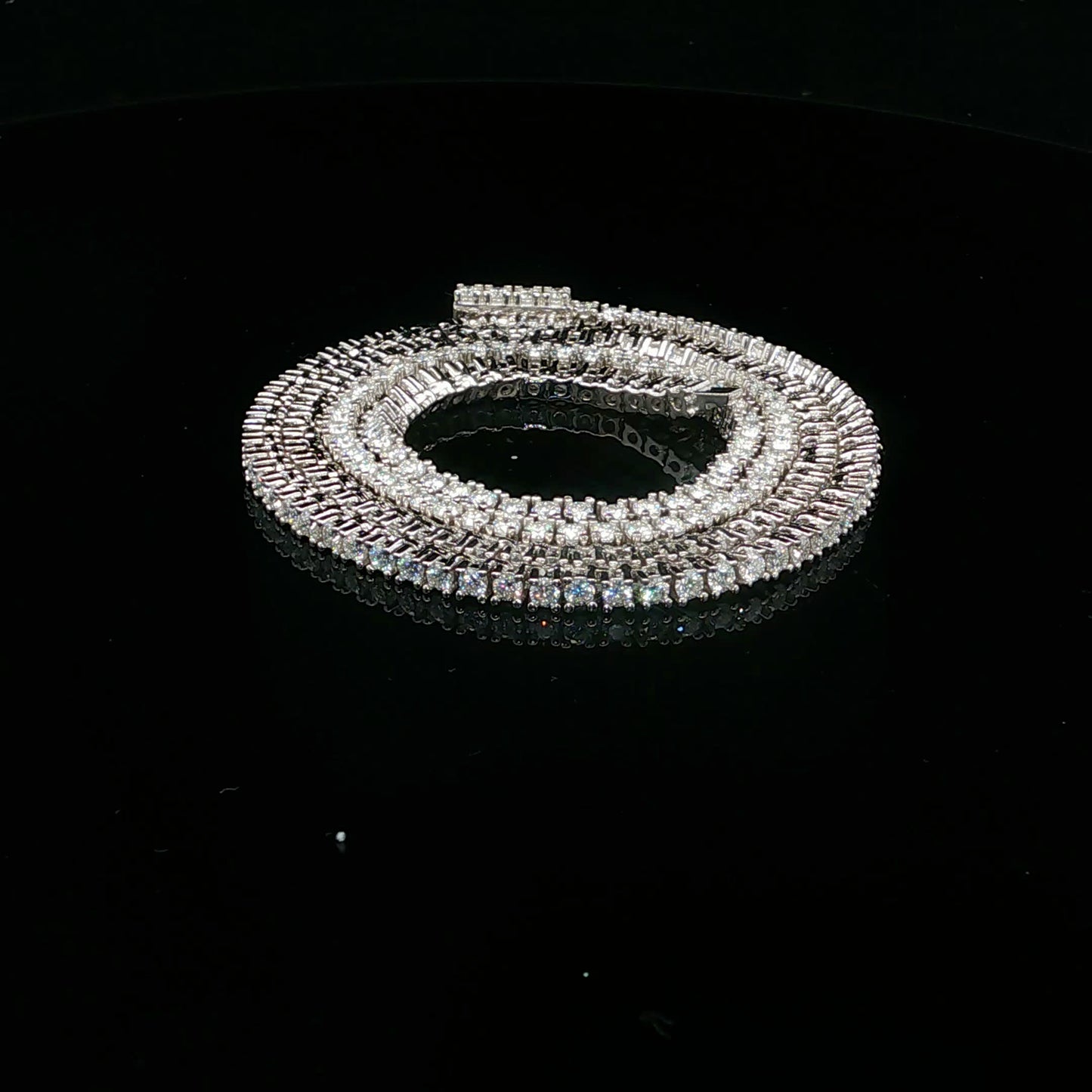 8.12ctw D/VVS2 45cm 2mm - 925S - Moissanite - 64264