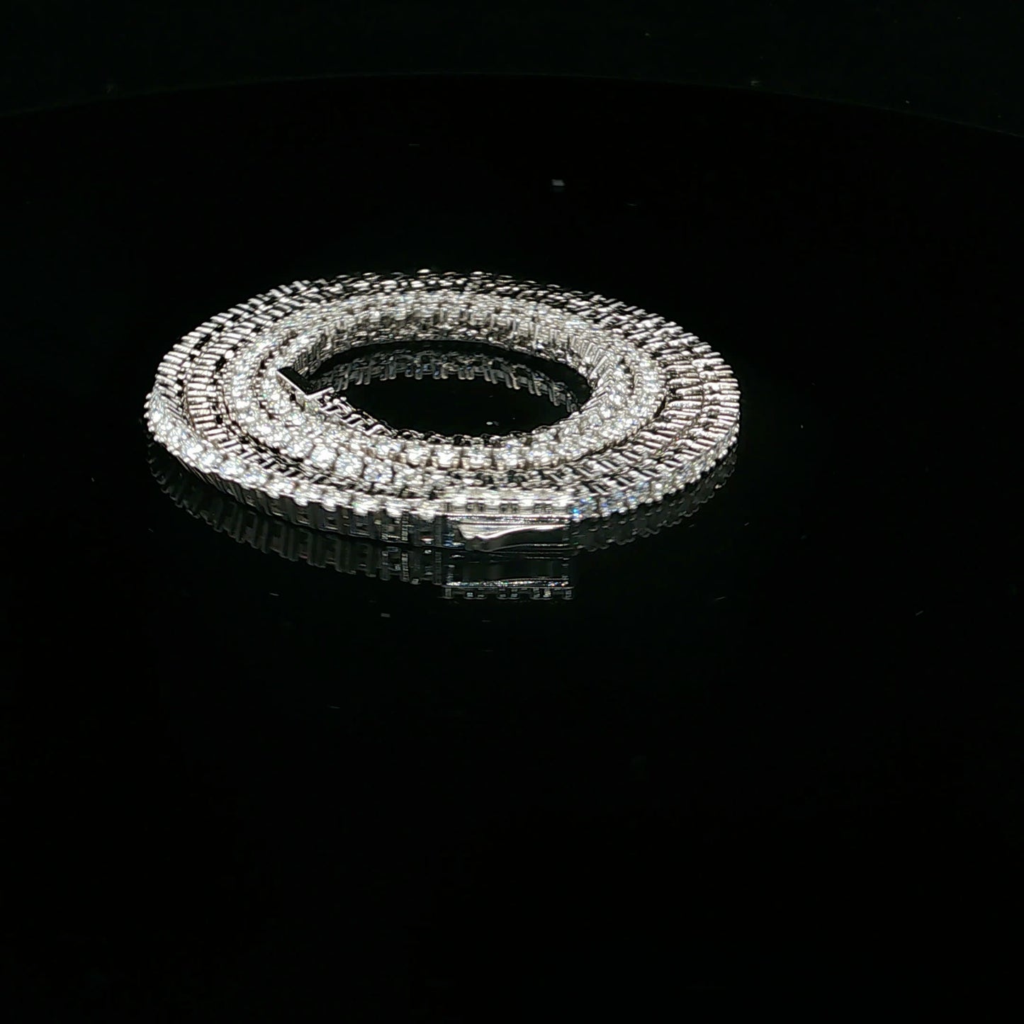 8.12ctw D/VVS2 45cm 2mm - 925S - Moissanite - 64264
