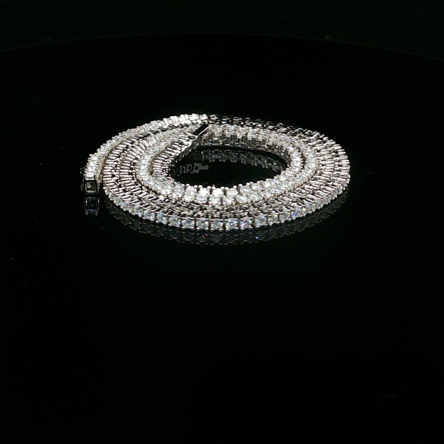 8.12ctw D/VVS2 45cm 2mm - 925S - Moissanite - 64264