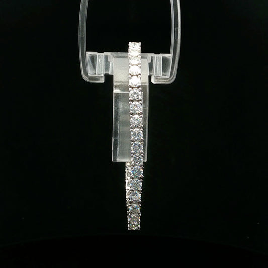 14.7ctw D/VVS2 17cm 4mm - 925S - Moissanite - 64268-2