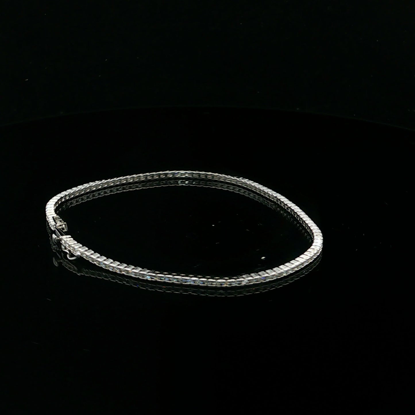 0.90ctw G/SI2 Tennis Bracelet - 14KW - Natural Diamond - 64253-1