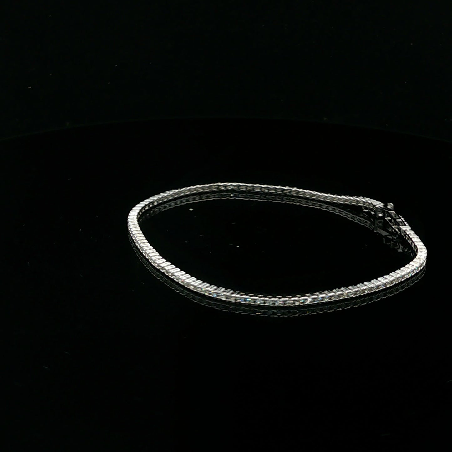 0.90ctw G/SI2 Tennis Bracelet - 14KW - Natural Diamond - 64253-3
