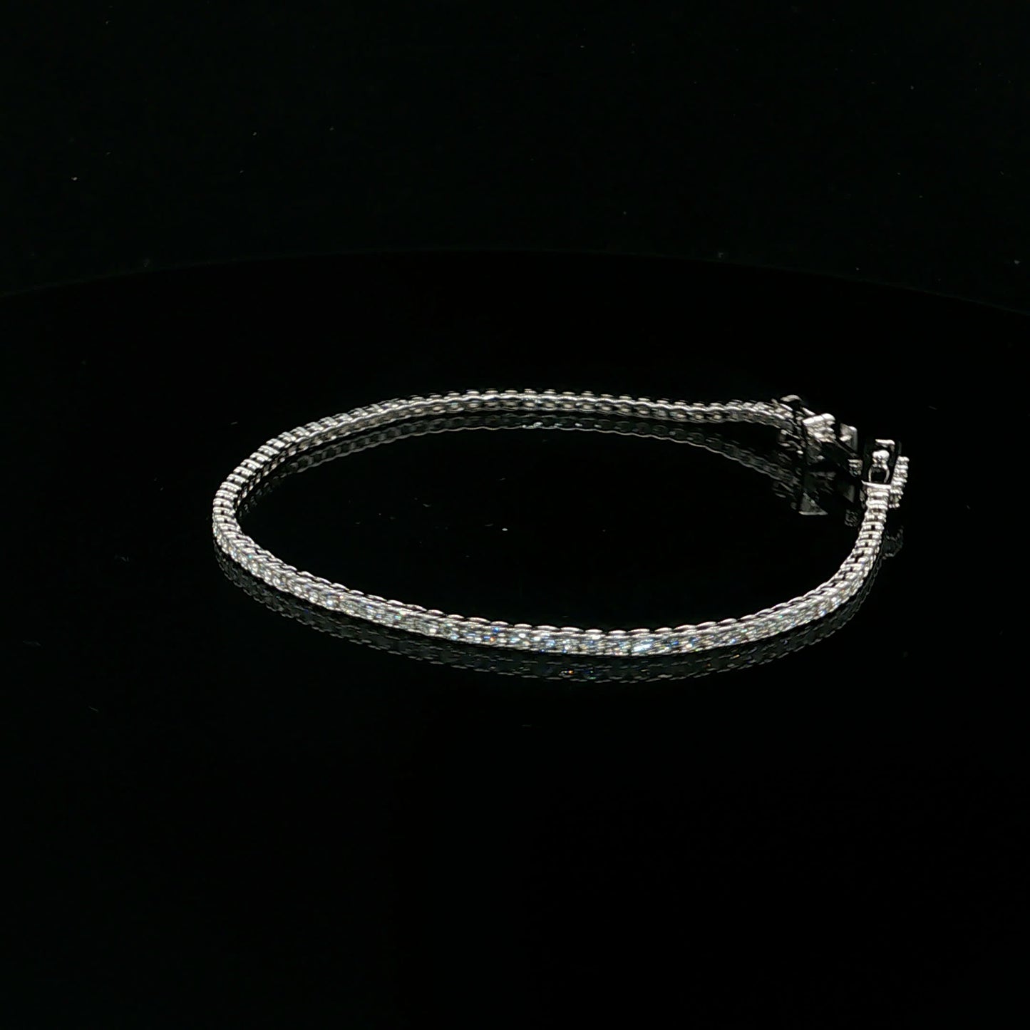 1.96ctw F/VS2 Tennis Bracelet - 14KW - Natural Diamond - 64254-1
