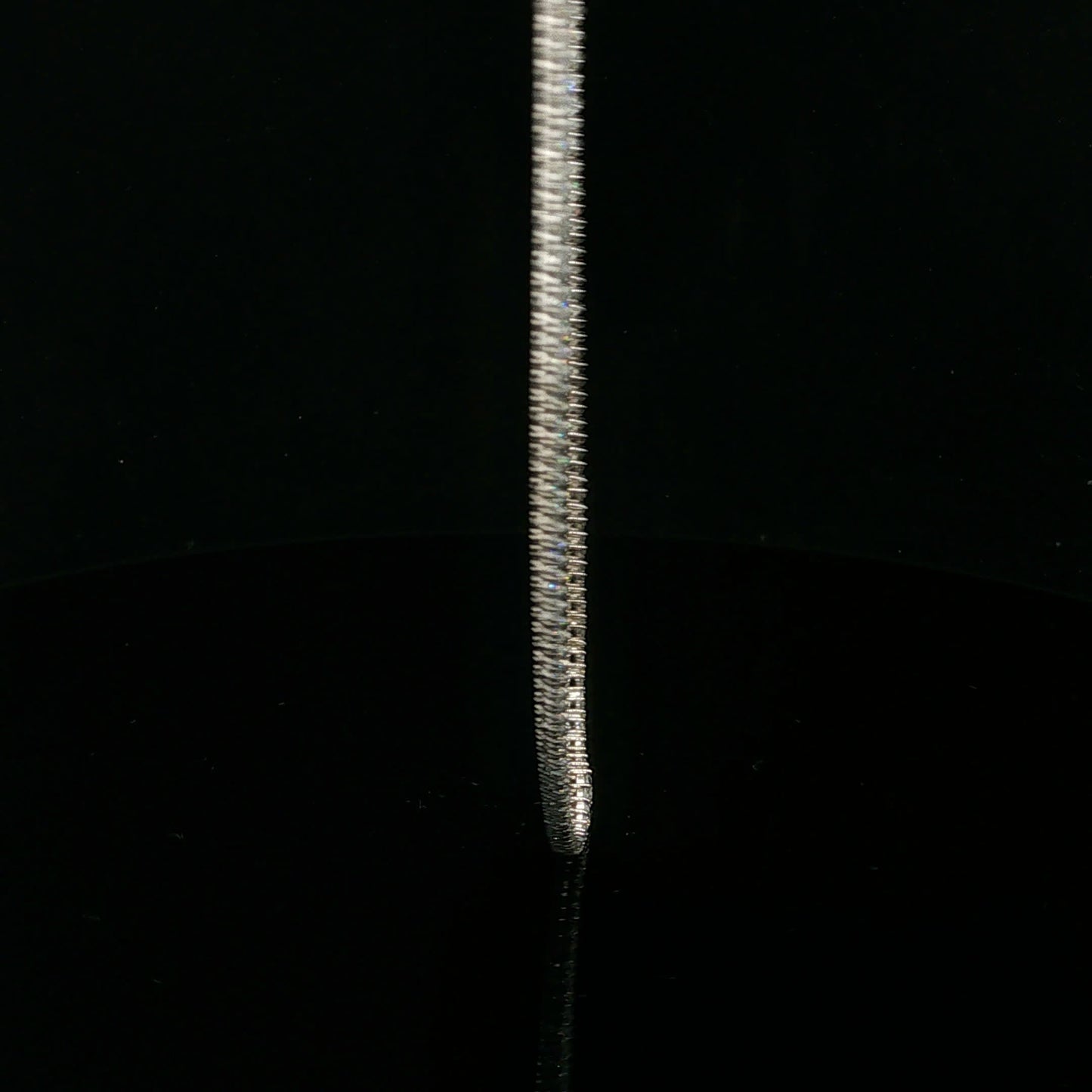 3.08ctw G/SI2 Graduated Tennis Necklace - 14KW - Natural Diamond - 64255-2