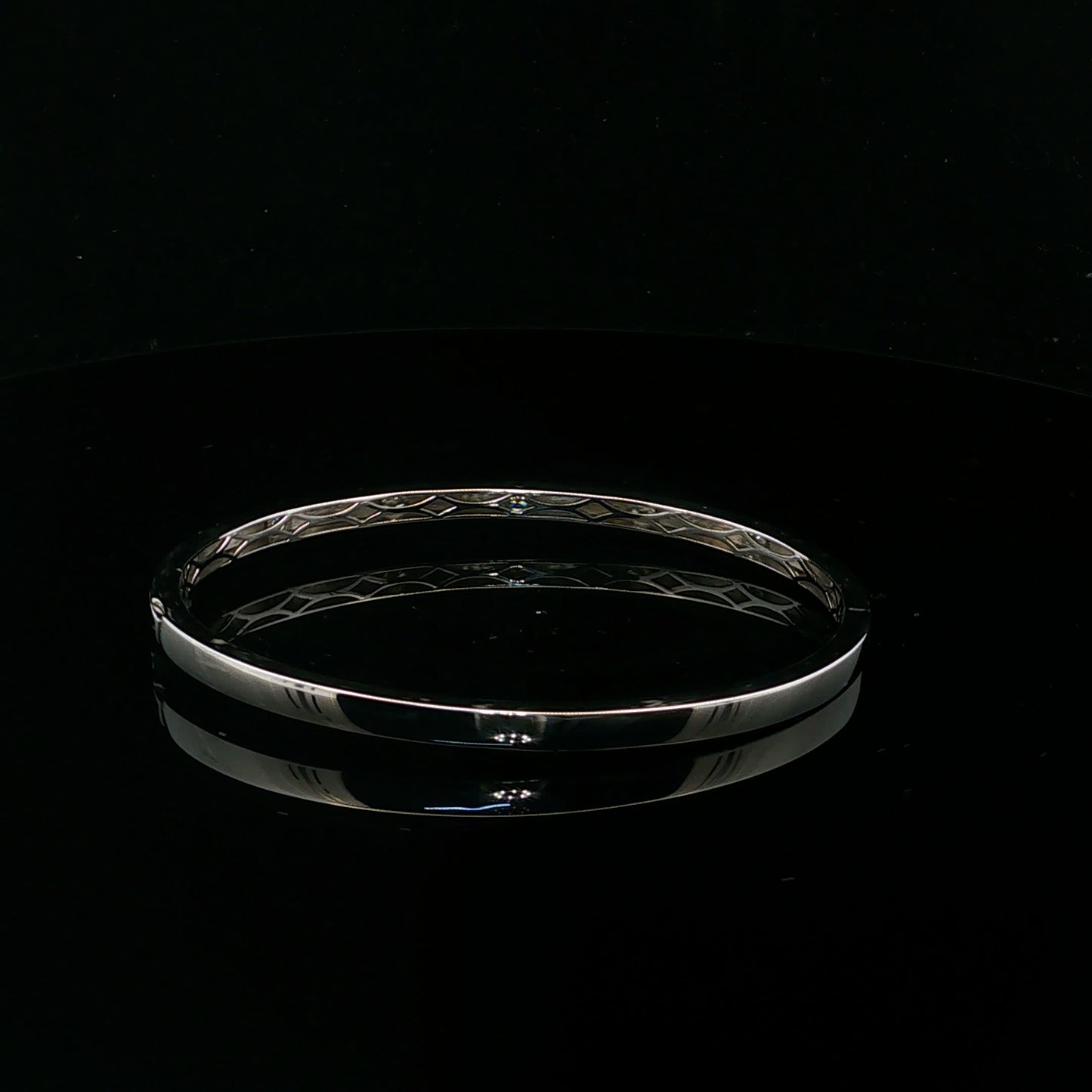 0.55ctw G/SI2 Inlay Bracelet - 14KW - Natural Diamond - 64258
