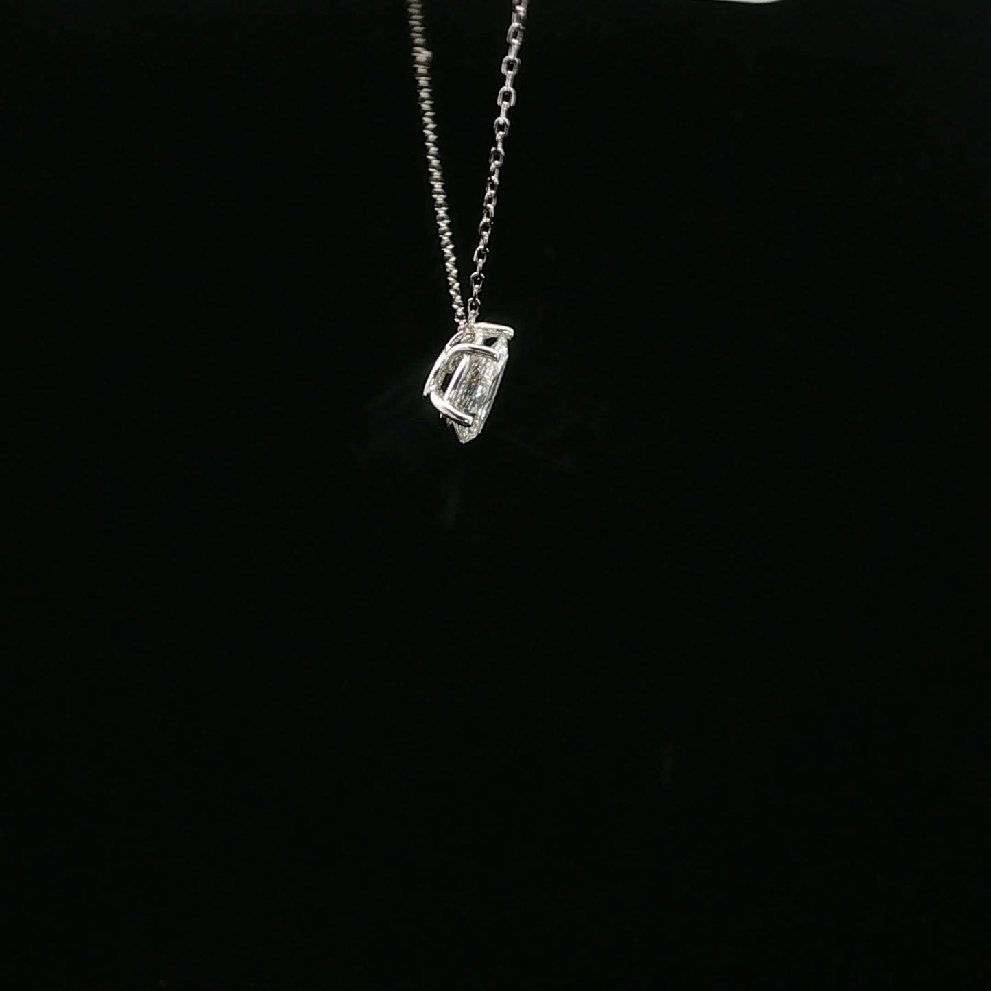 1.00ct D/VS2 Pear Solitaire - 14KW - Lab Diamond - 64227
