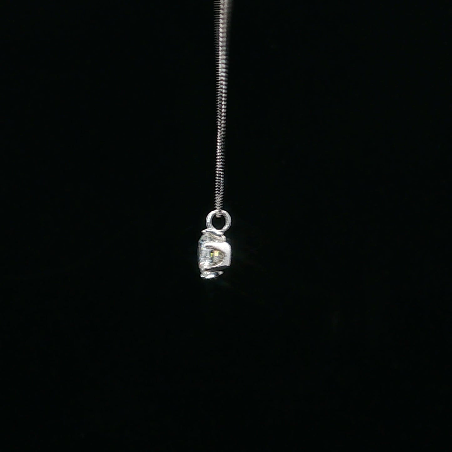 0.634ct F/SI1 Bolo Solitaire - PT850/PT900 - Natural Diamond - 64230