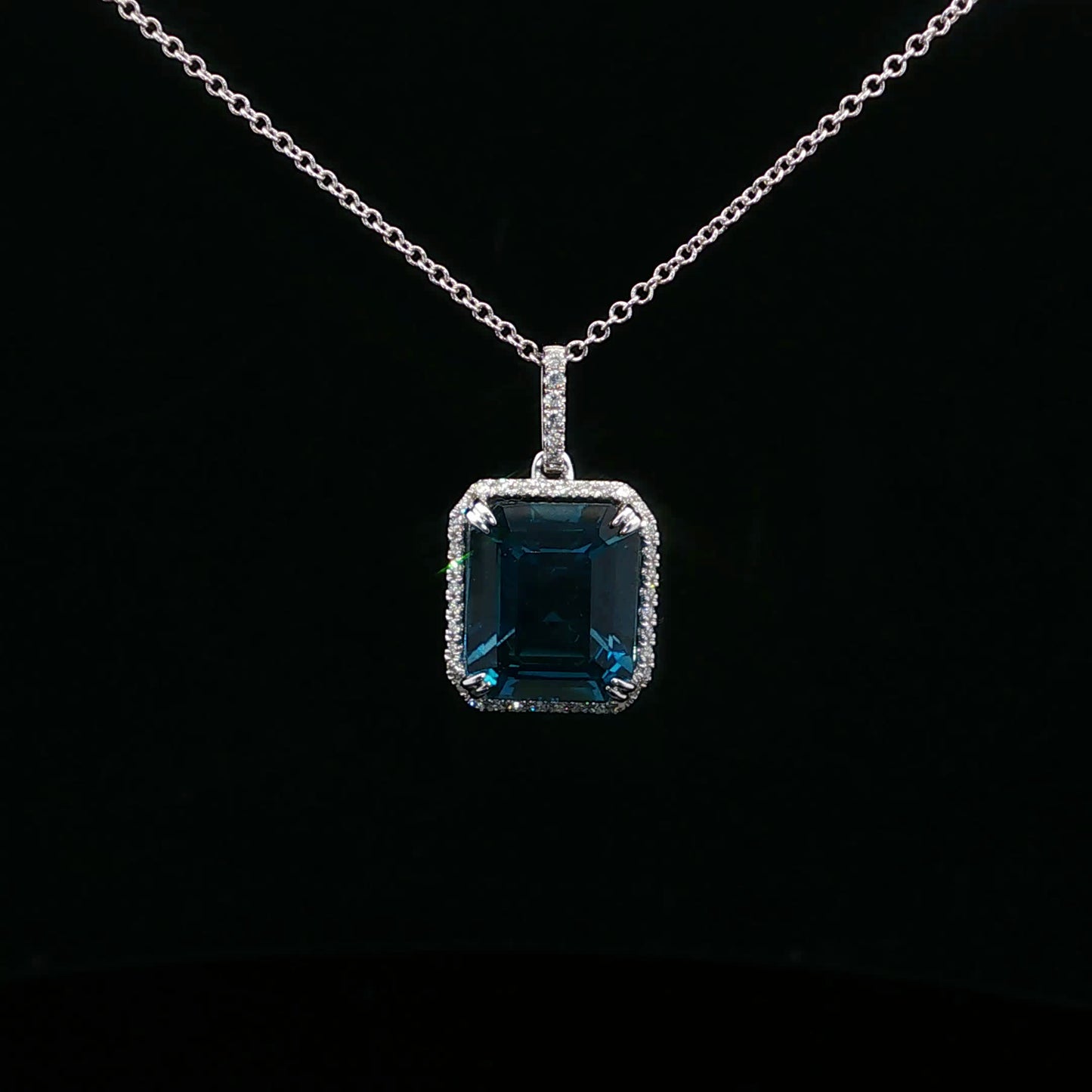 0.15ctw Dia 6.50ct LBT EFFY Emerald - 14KW - Natural Stones - 64236
