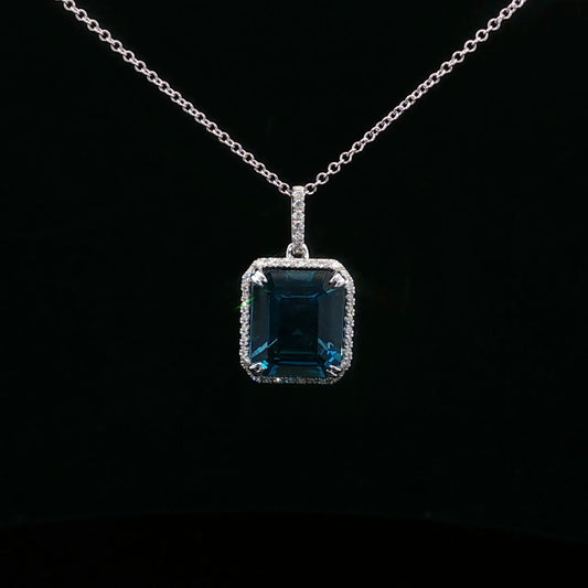 0.15ctw Dia 6.50ct LBT EFFY Emerald - 14KW - Natural Stones - 64236