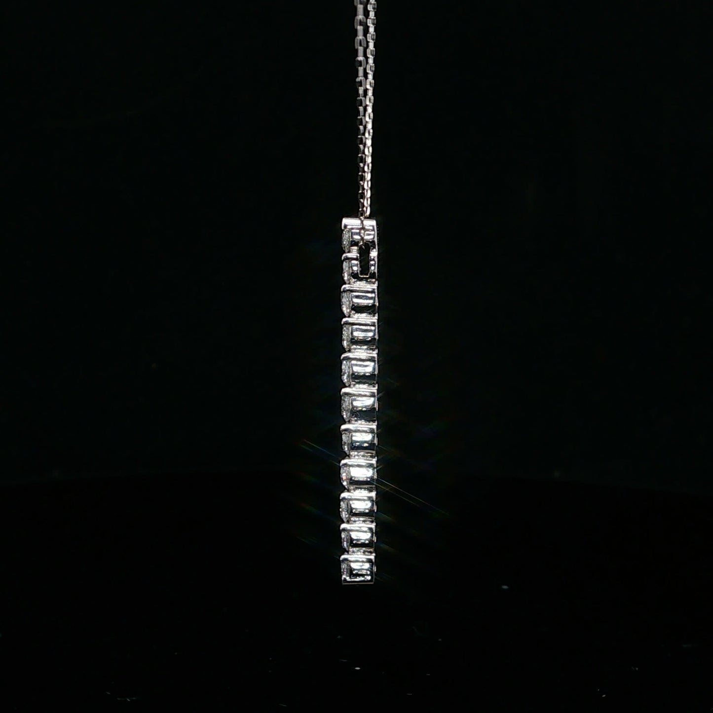 1.00ctw E/VS2 Eleven Drop - PT900 - Natural Diamond - 64239