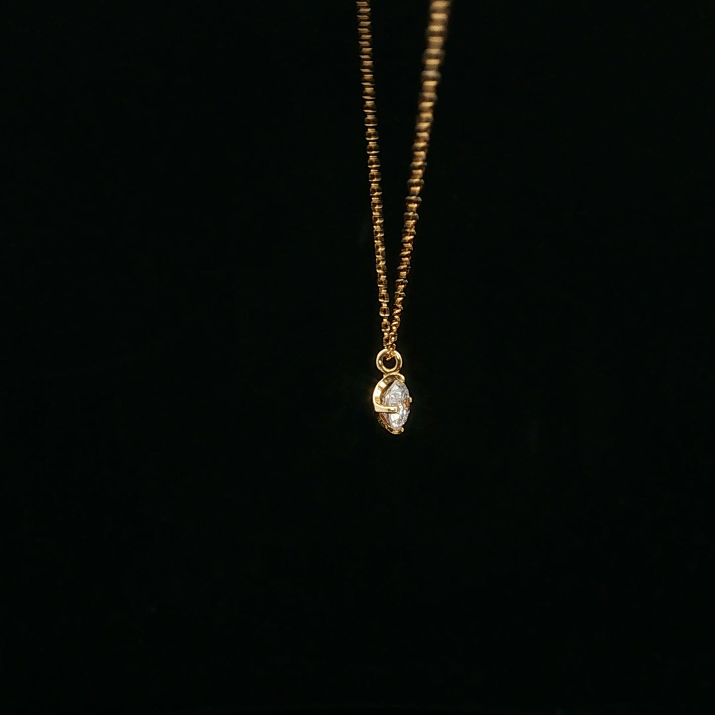 0.36ctw G/SI1 Bolo Solitaire - 18KY - Natural Diamond - 64244