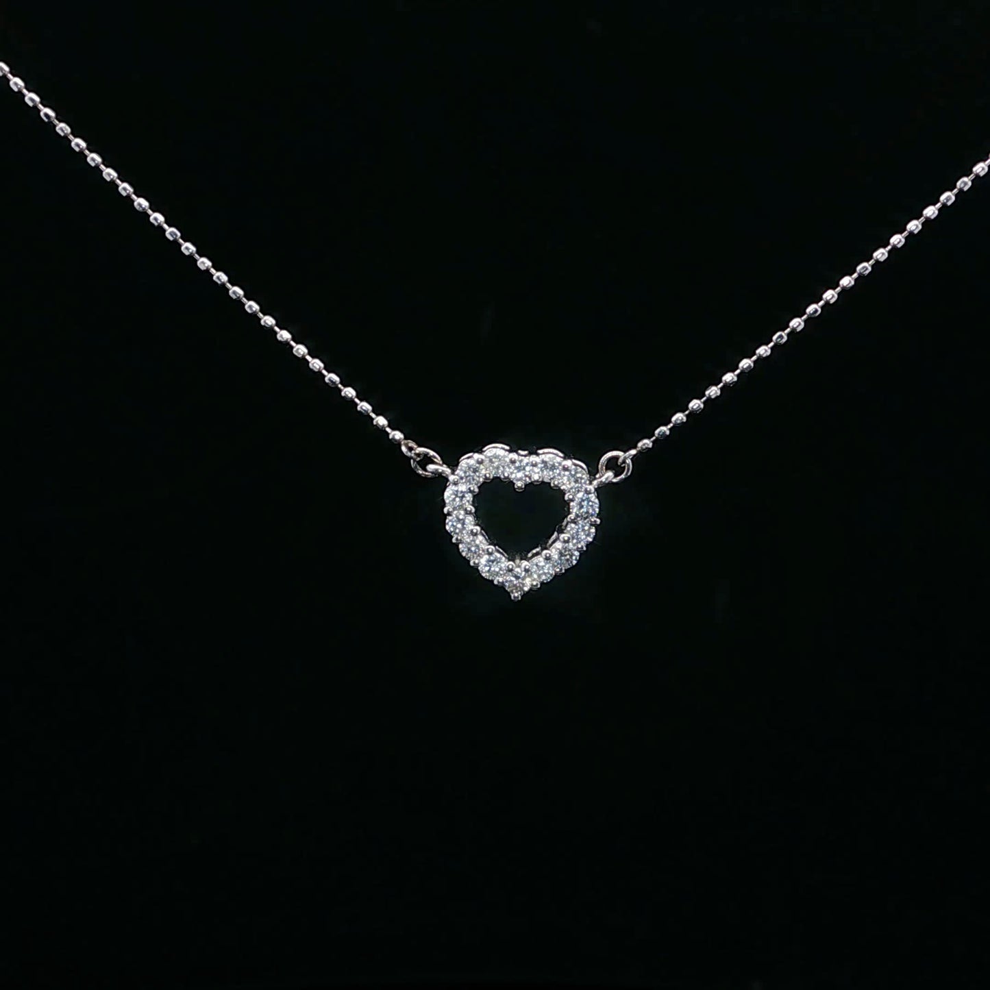 0.30ctw G/SI2 Heart - PT850 - Natural Diamond - 64246
