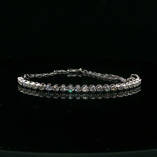 1.00ctw G/SI1 Connected Bracelet - 10KW - Natural Diamond - 64248