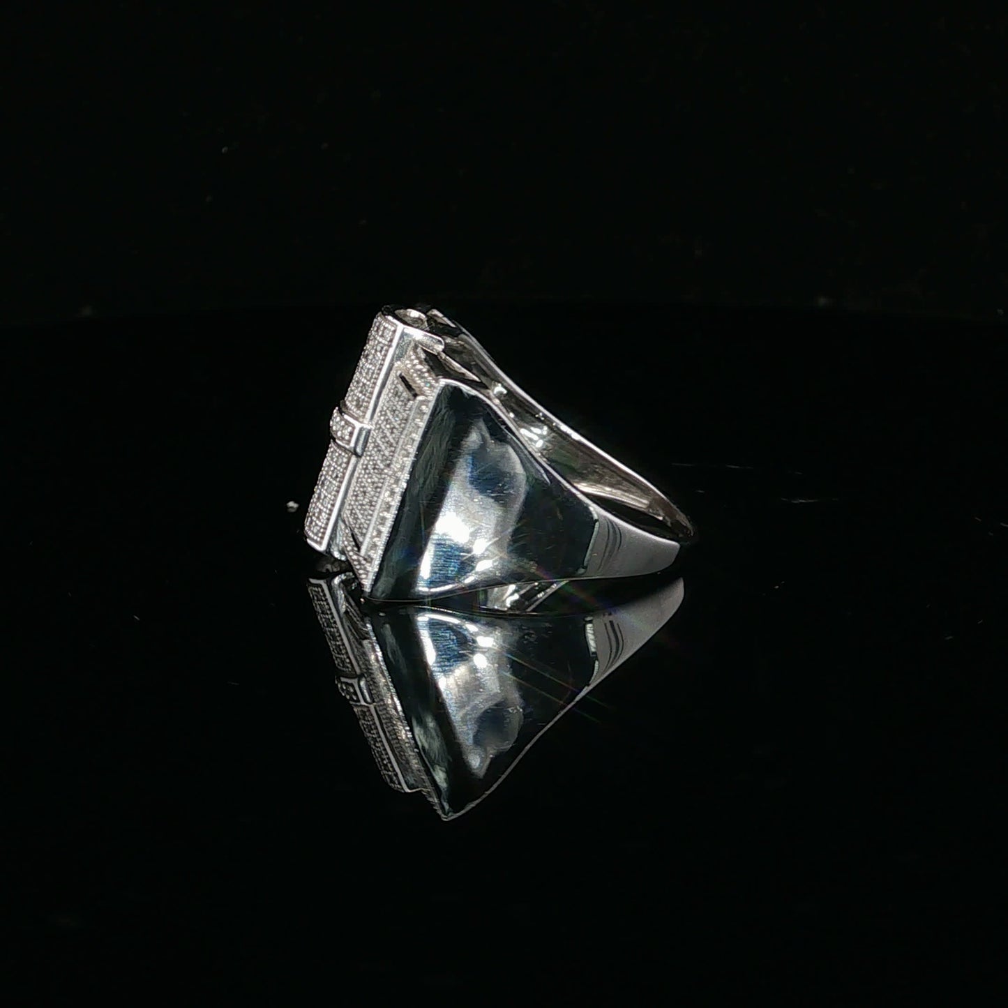 0.60ctw H/I1 Men's Pave - 10KW - Natural Diamond - 64272-10