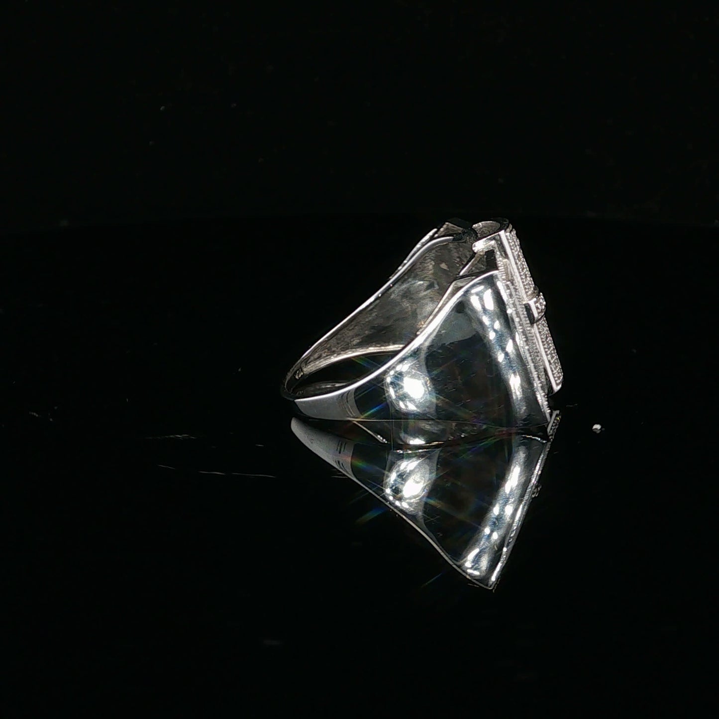 0.60ctw H/I1 Men's Pave - 10KW - Natural Diamond - 64272-10