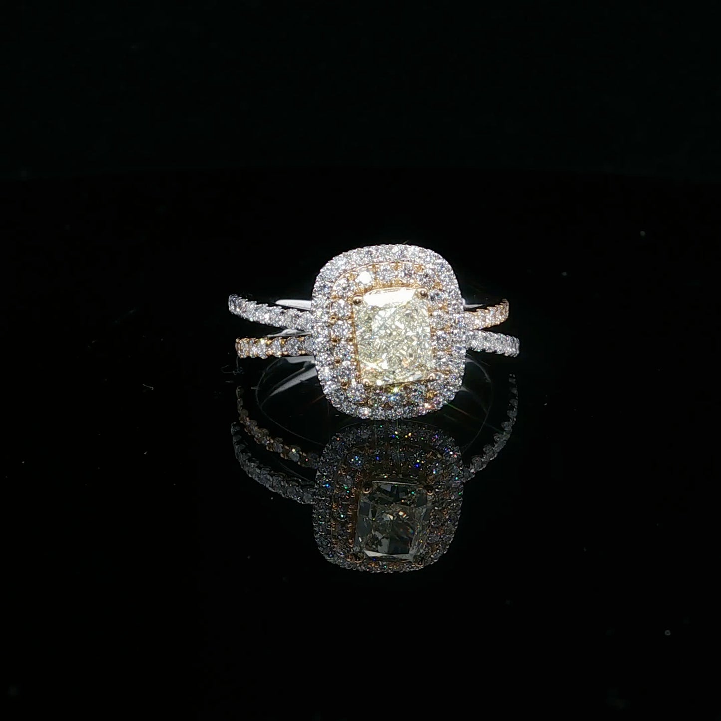 Golden Radiance - Natural Diamond - 14K/18K - 1.76ctw 0.90ct - 99062-6.75