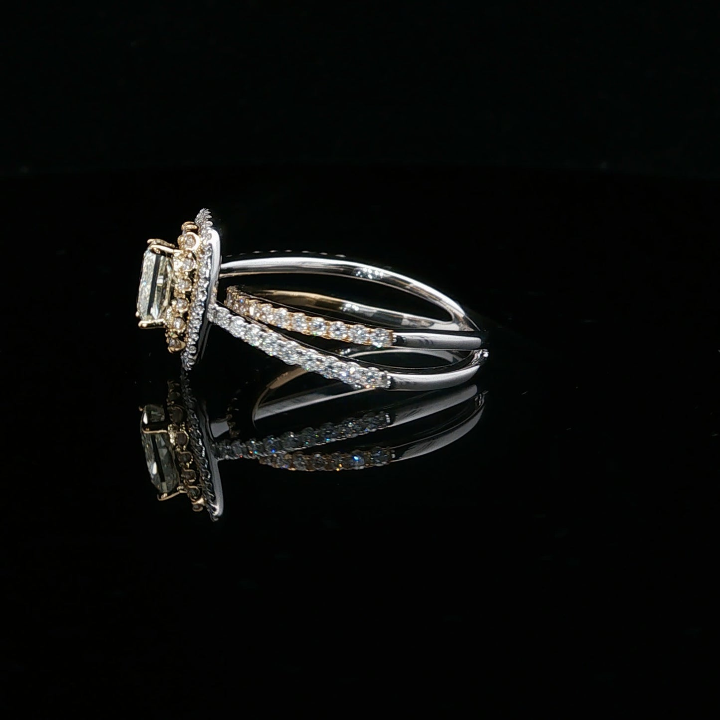 Golden Radiance - Natural Diamond - 14K/18K - 1.76ctw 0.90ct - 99062-6.75