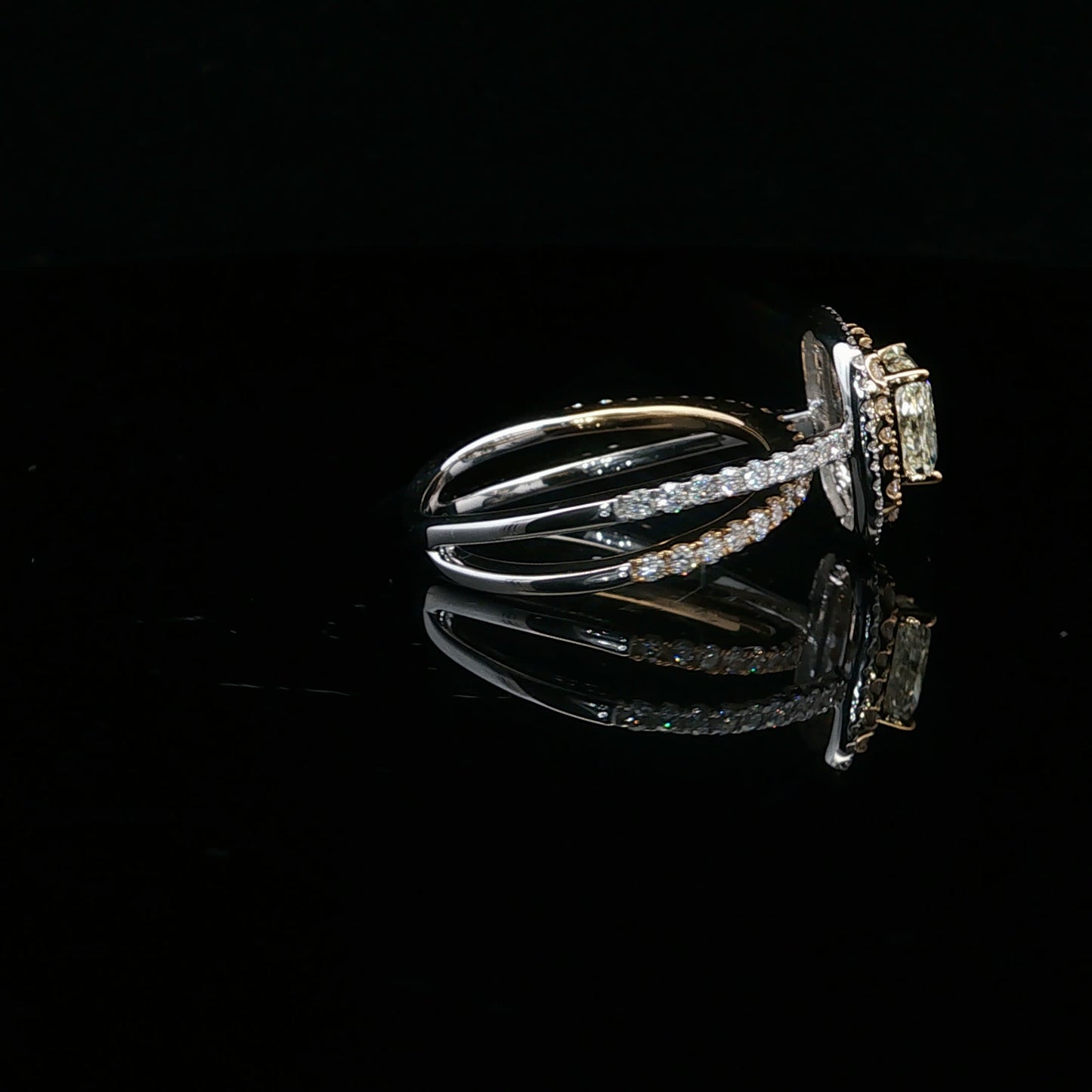 Golden Radiance - Natural Diamond - 14K/18K - 1.76ctw 0.90ct - 99062-6.75