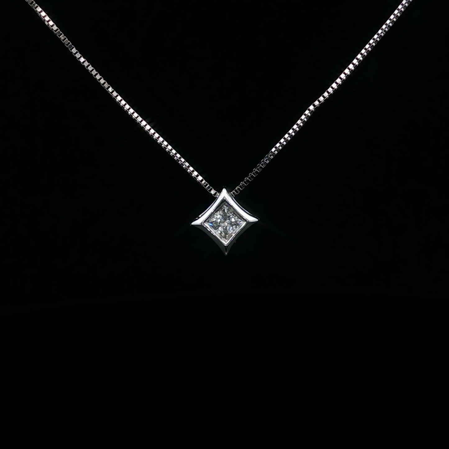0.10ct G/SI1 Star Princess - 14KW - Natural Diamond - 64280