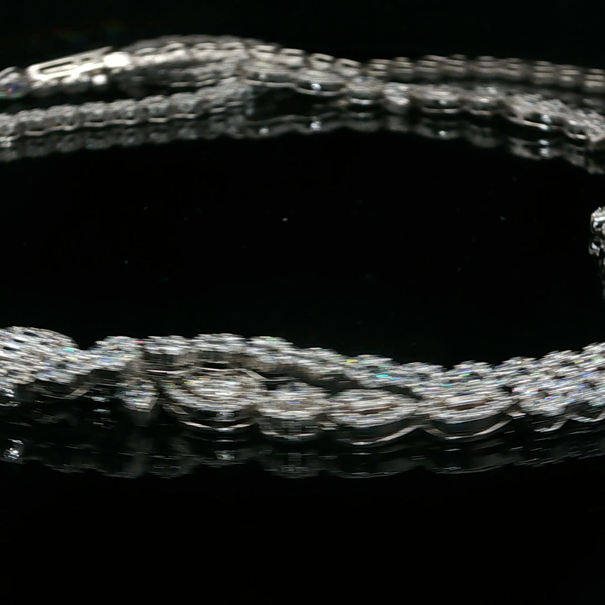 85cm Multi Shape Necklace - S925 - Cubic Zirconia - 64314