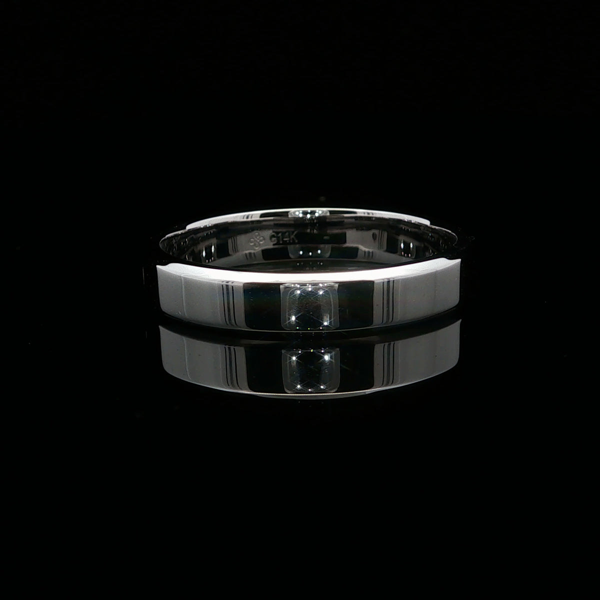 4mm Tolin Band - 14KW - Natural Diamond - 33007-10-2