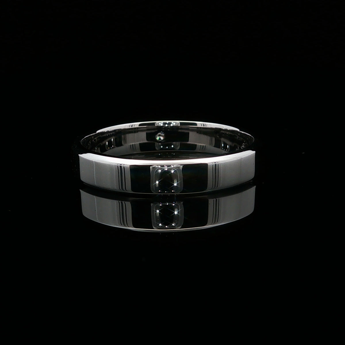 4mm Tolin Band - 14KW - Natural Diamond - 33007-10-2