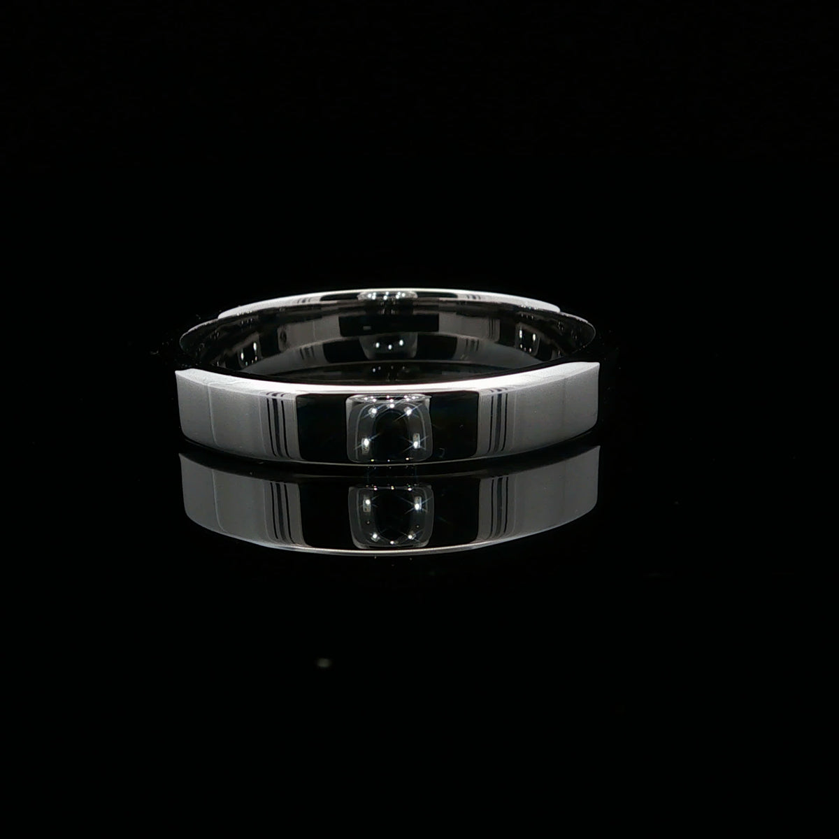 4mm Tolin Band - 14KW - Natural Diamond - 33007-10.5-1