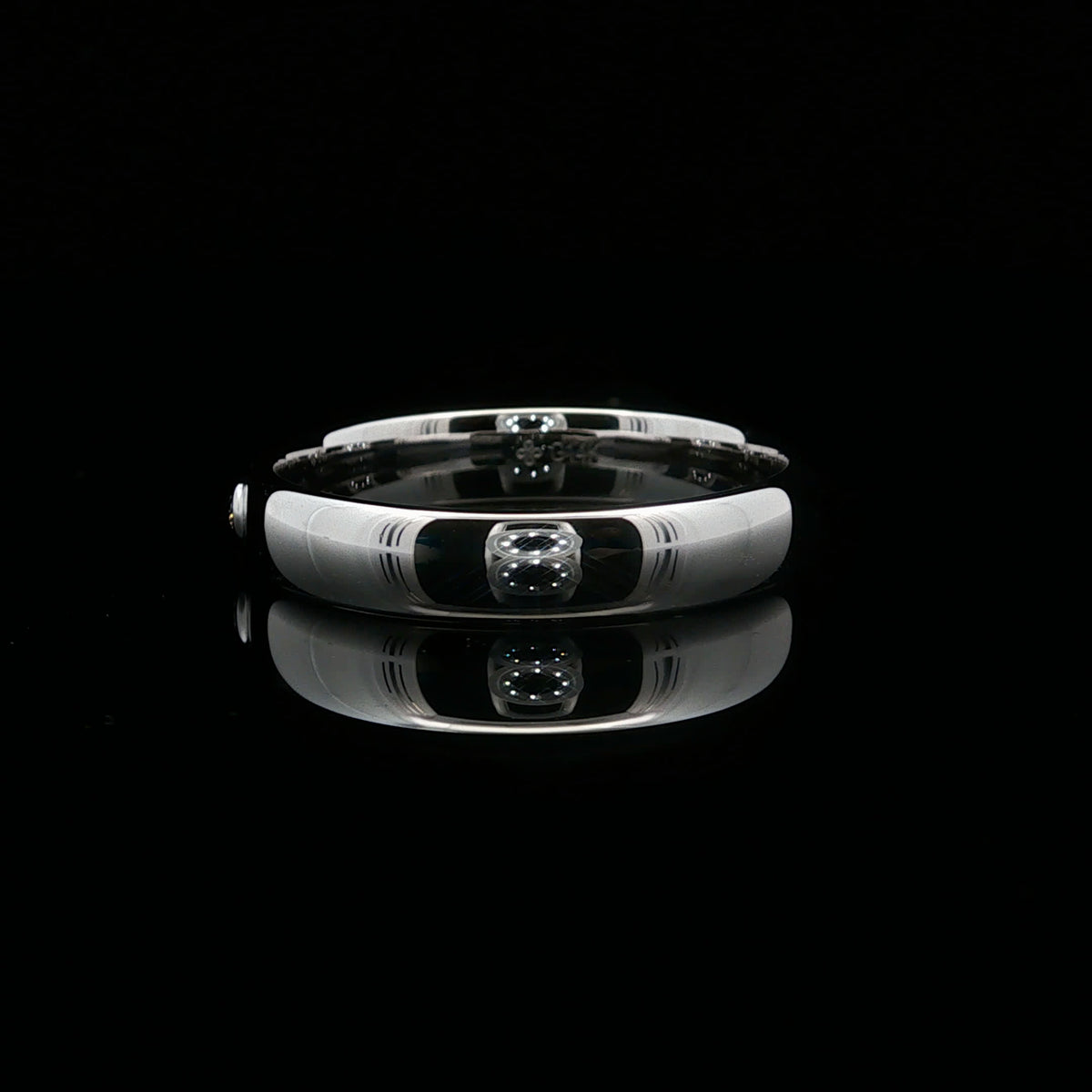 4mm Classic Band - 14KW - Natural Diamond - 33001-8.5-1