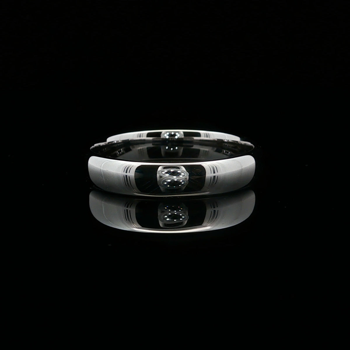 4mm Classic Band - 14KW - Natural Diamond - 33001-8.5-1