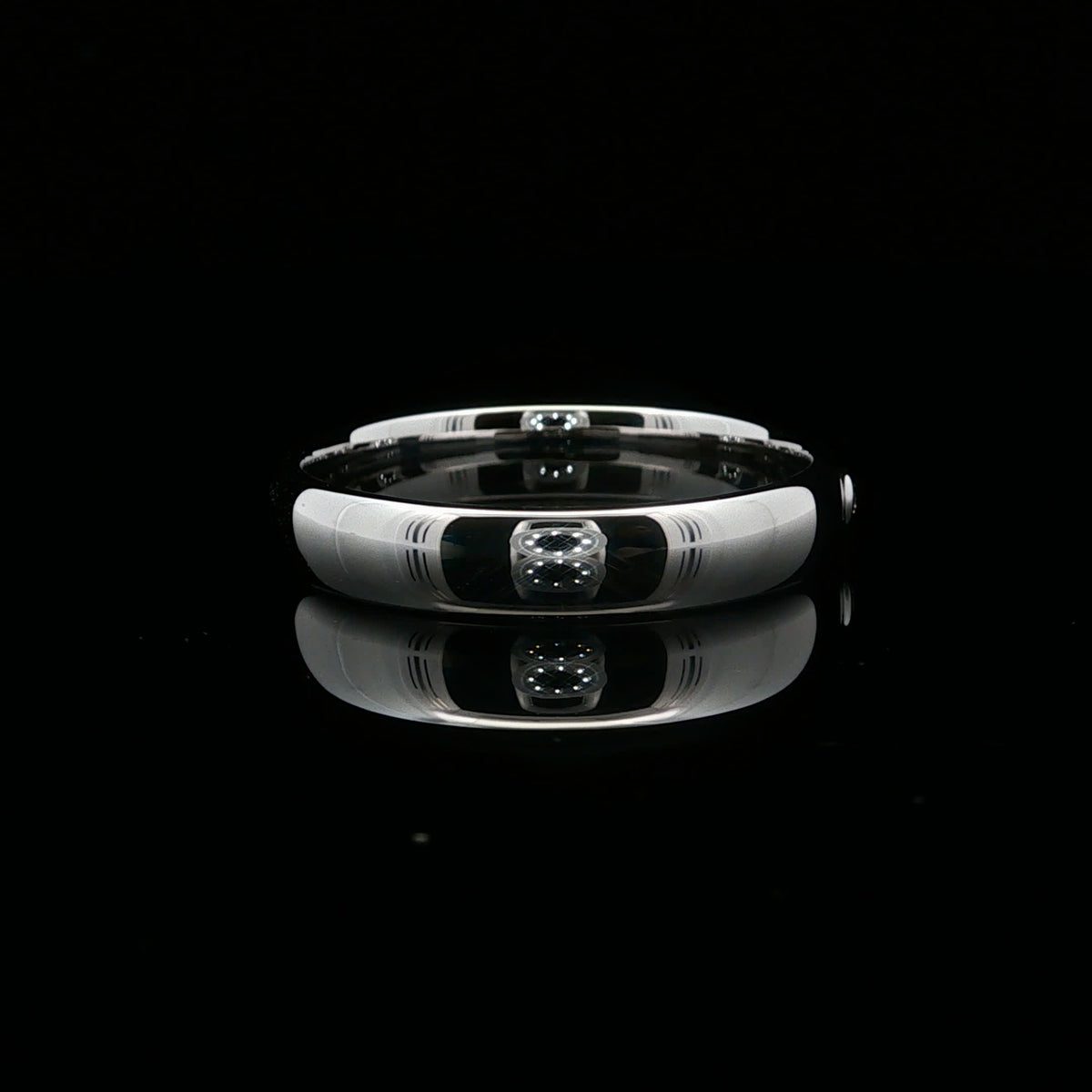4mm Classic Band - 14KW - Natural Diamond - 33001-8.5-1