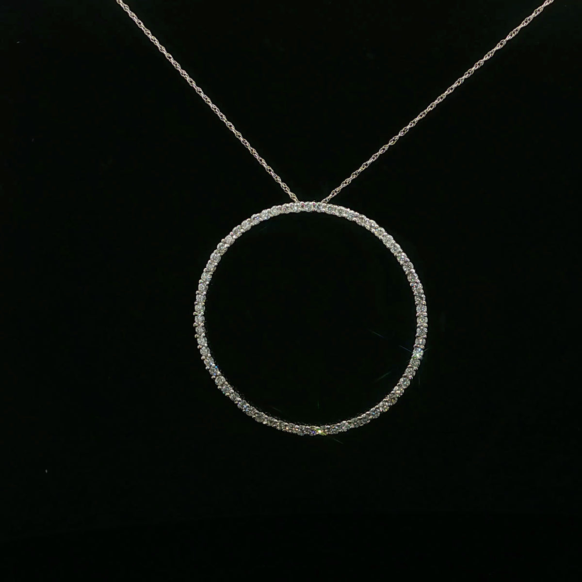 1ctw H/SI2 Circle - 14KW - Natural Diamond - 64317