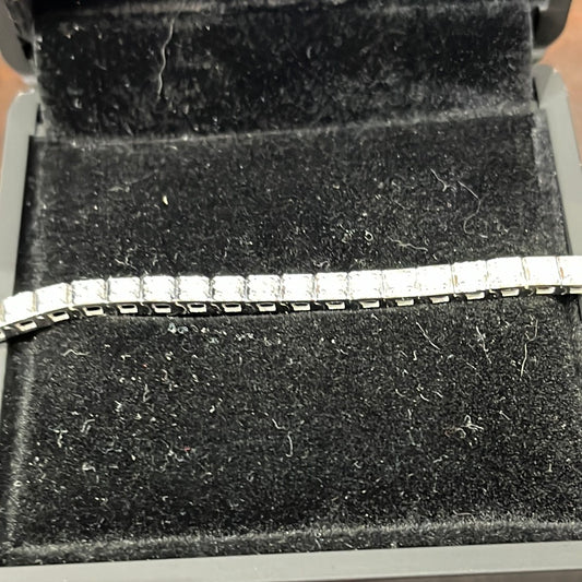 Tennis bracelet 7.5" - 14KW - 2ctw H/I1 - Natural diamond - 34265