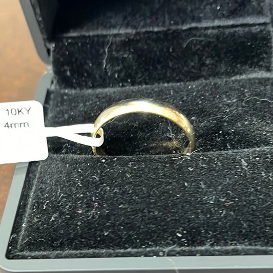 Wedding band 4mm - 10KY - 3.8g #10.75 - Yellow gold - 34303